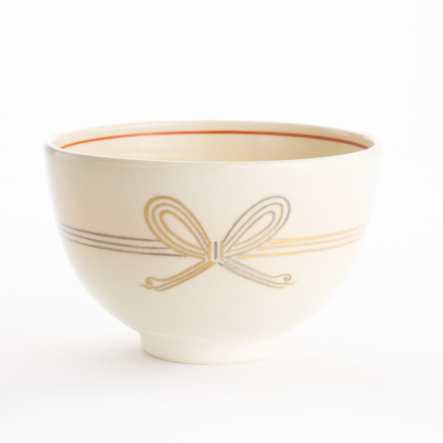 【清水焼】抹茶碗　金銀彩 のし　昇 KOTOPOTTER