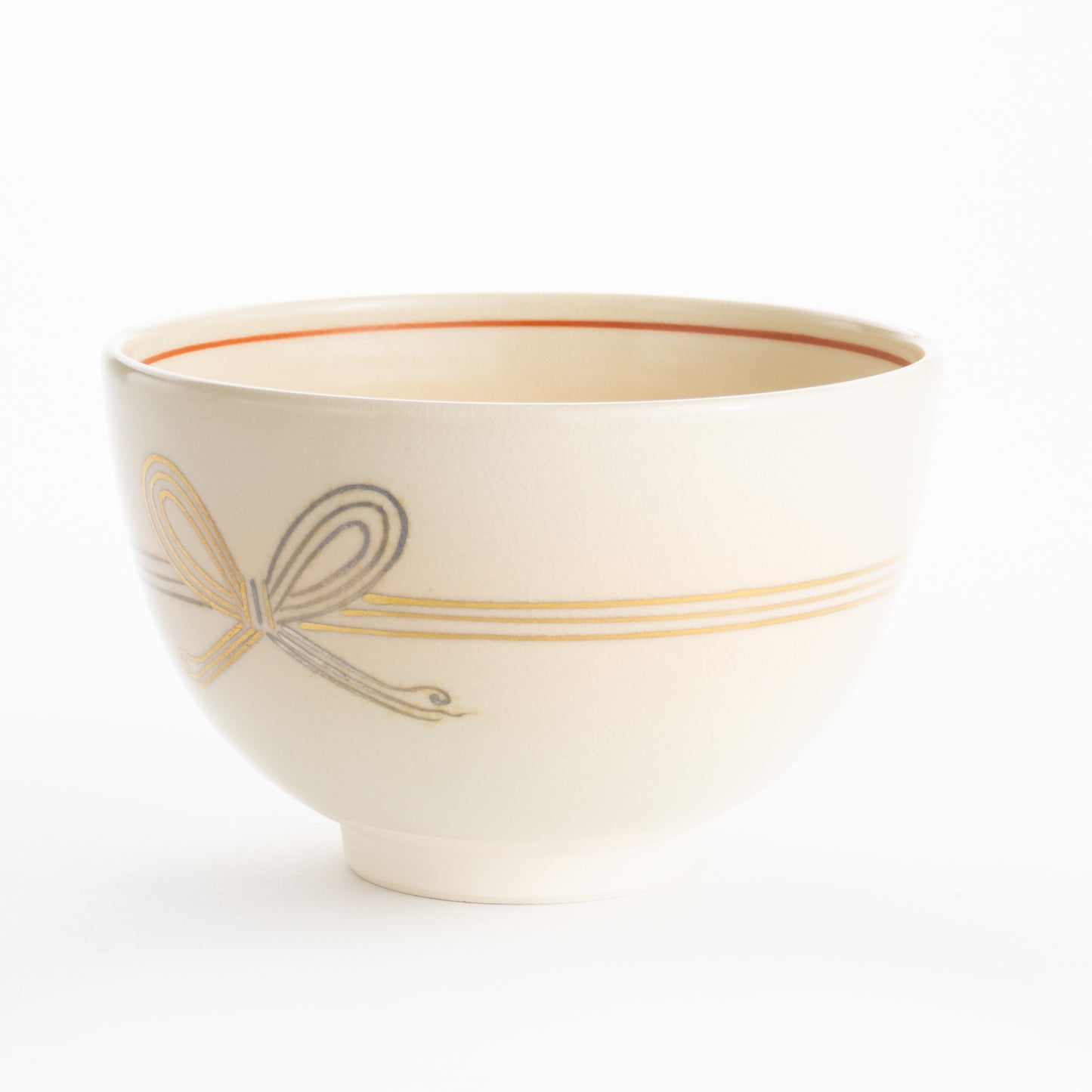 【清水焼】抹茶碗　金銀彩 のし　昇 KOTOPOTTER