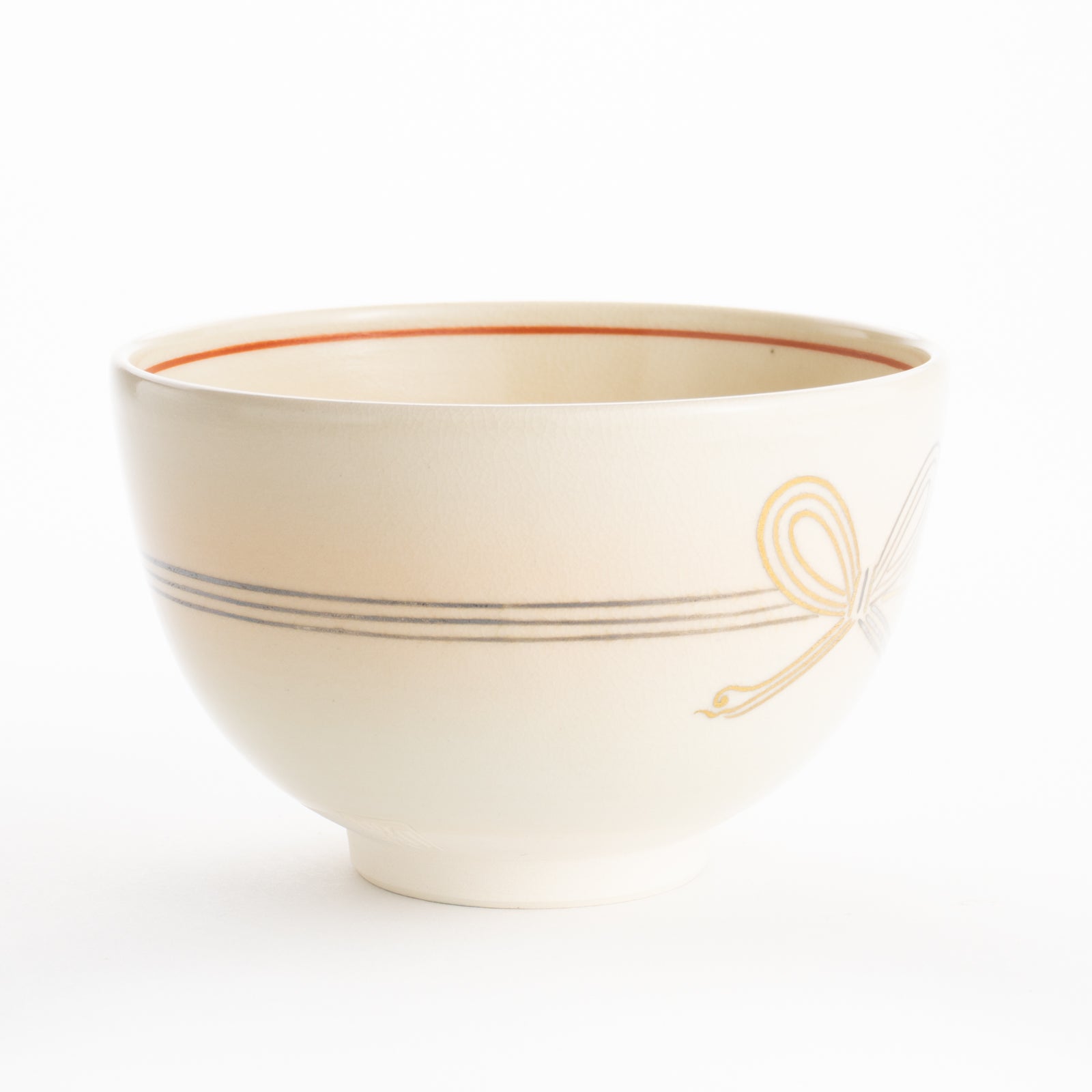 【清水焼】抹茶碗　金銀彩 のし　昇 KOTOPOTTER