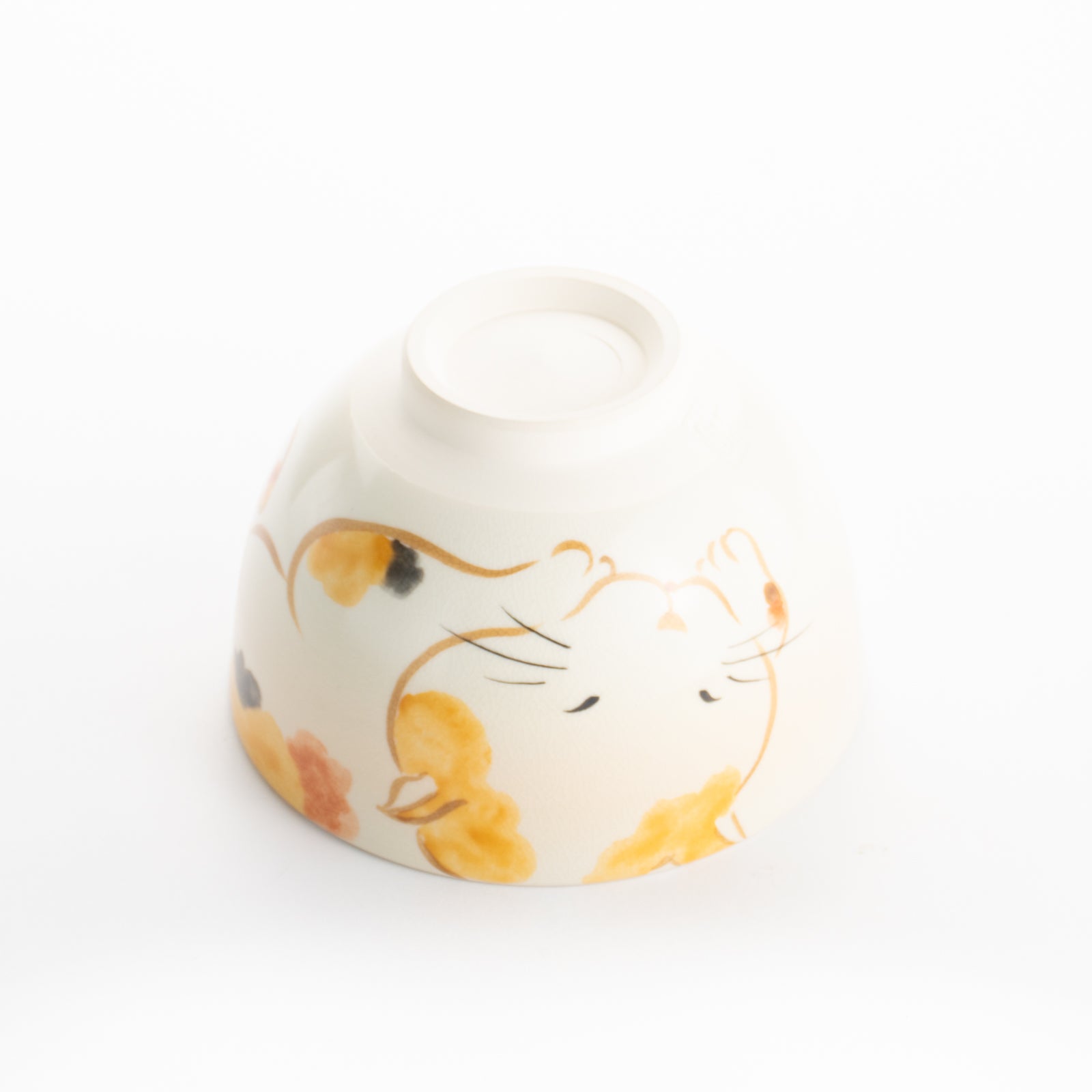 【清水焼】抹茶碗　ねこ　昇 KOTOPOTTER