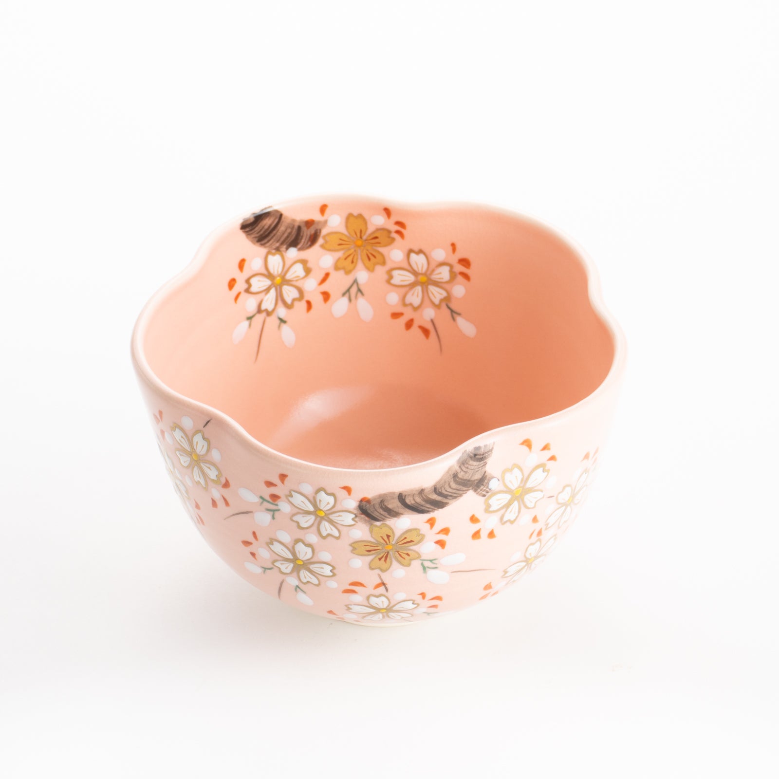 【清水焼】抹茶碗　花型桜　亨 KOTOPOTTER