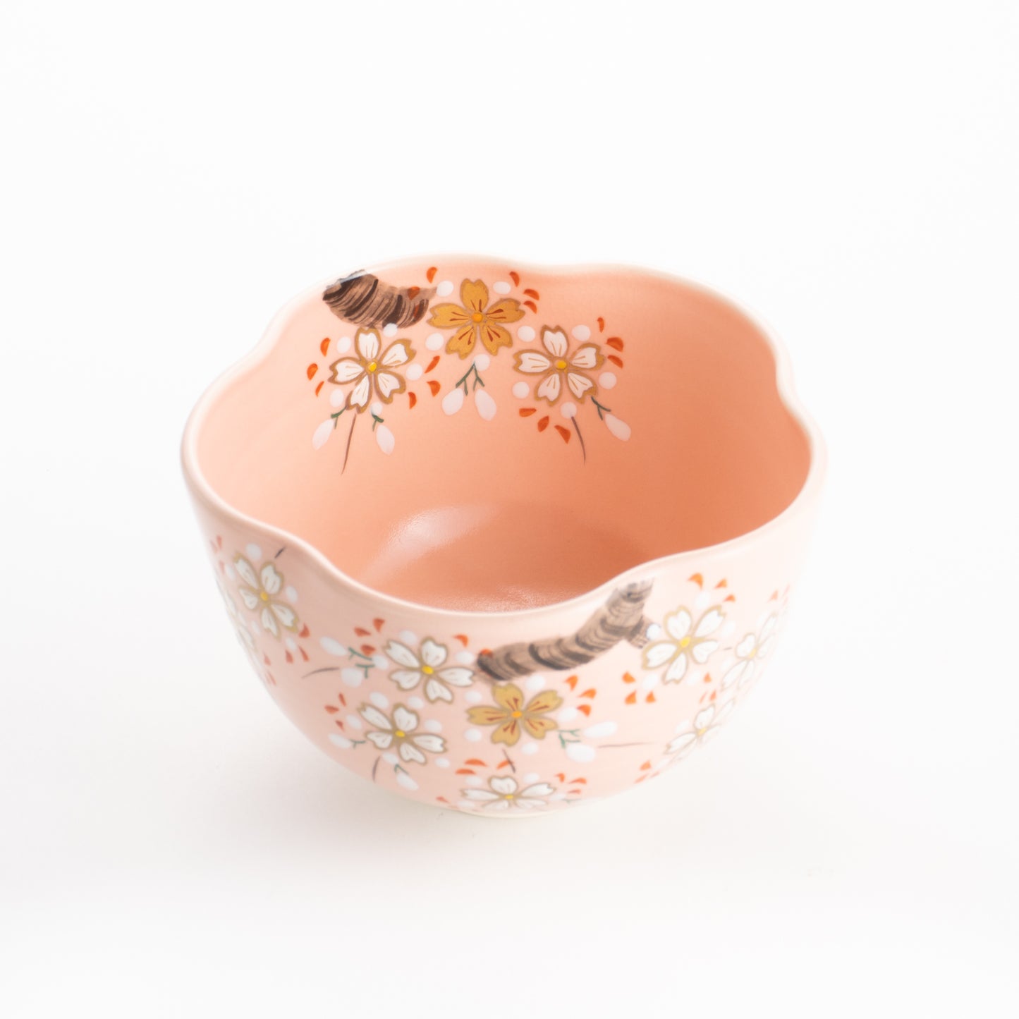 【清水焼】抹茶碗　花型桜　亨 KOTOPOTTER