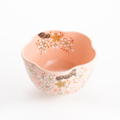 【清水焼】抹茶碗　花型桜　亨 KOTOPOTTER