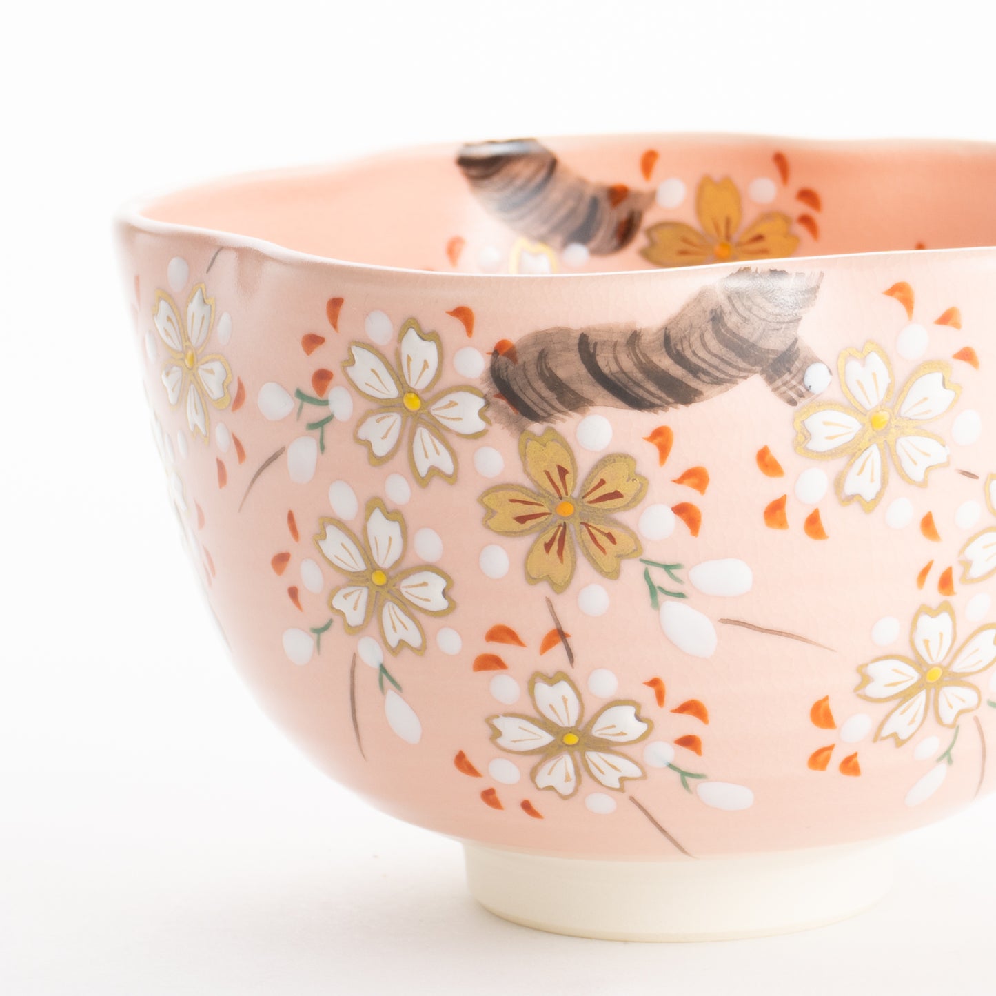 【清水焼】抹茶碗　花型桜　亨 KOTOPOTTER