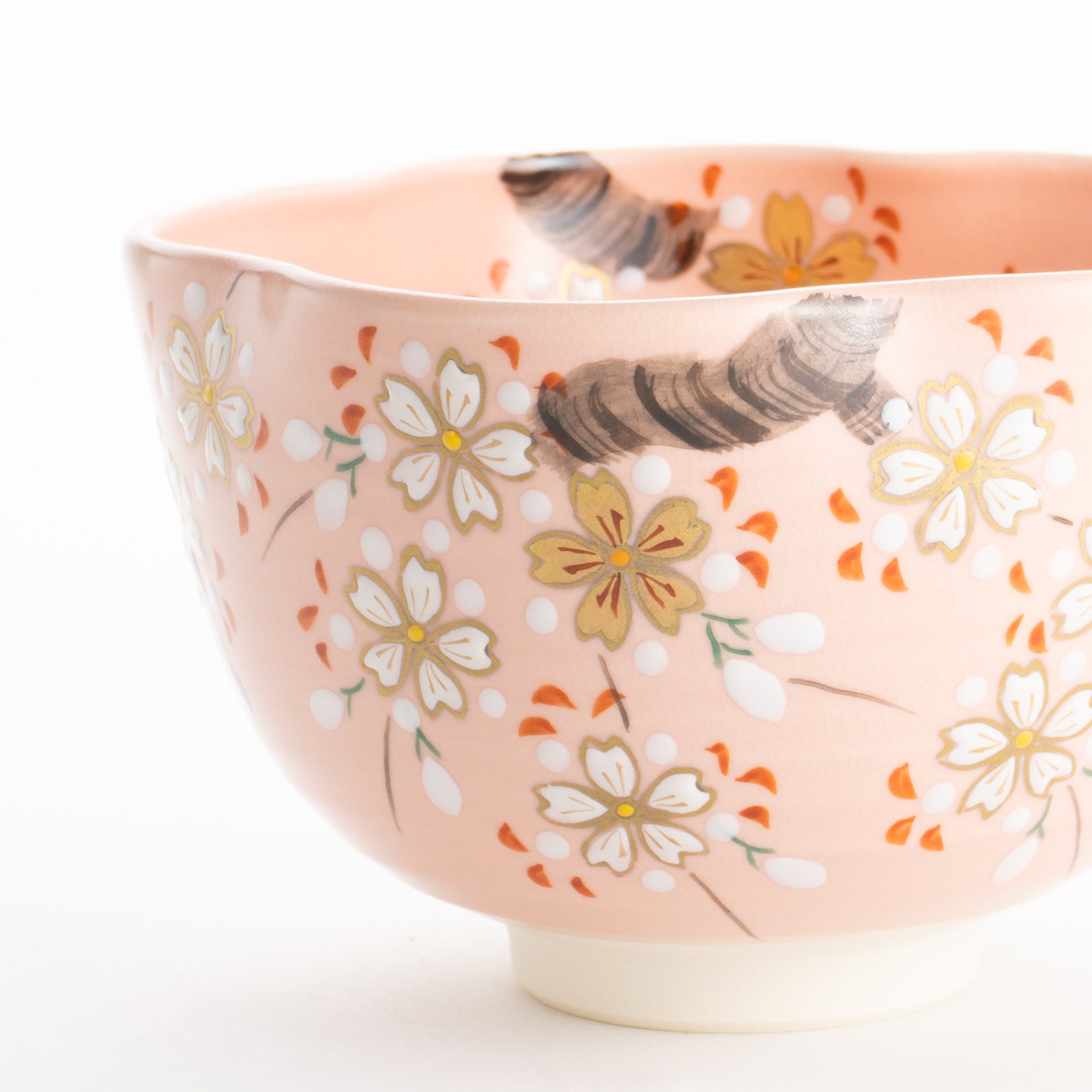 【清水焼】抹茶碗　花型桜　亨 KOTOPOTTER