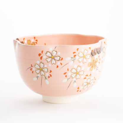 【清水焼】抹茶碗　花型桜　亨 KOTOPOTTER