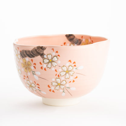 【清水焼】抹茶碗　花型桜　亨 KOTOPOTTER