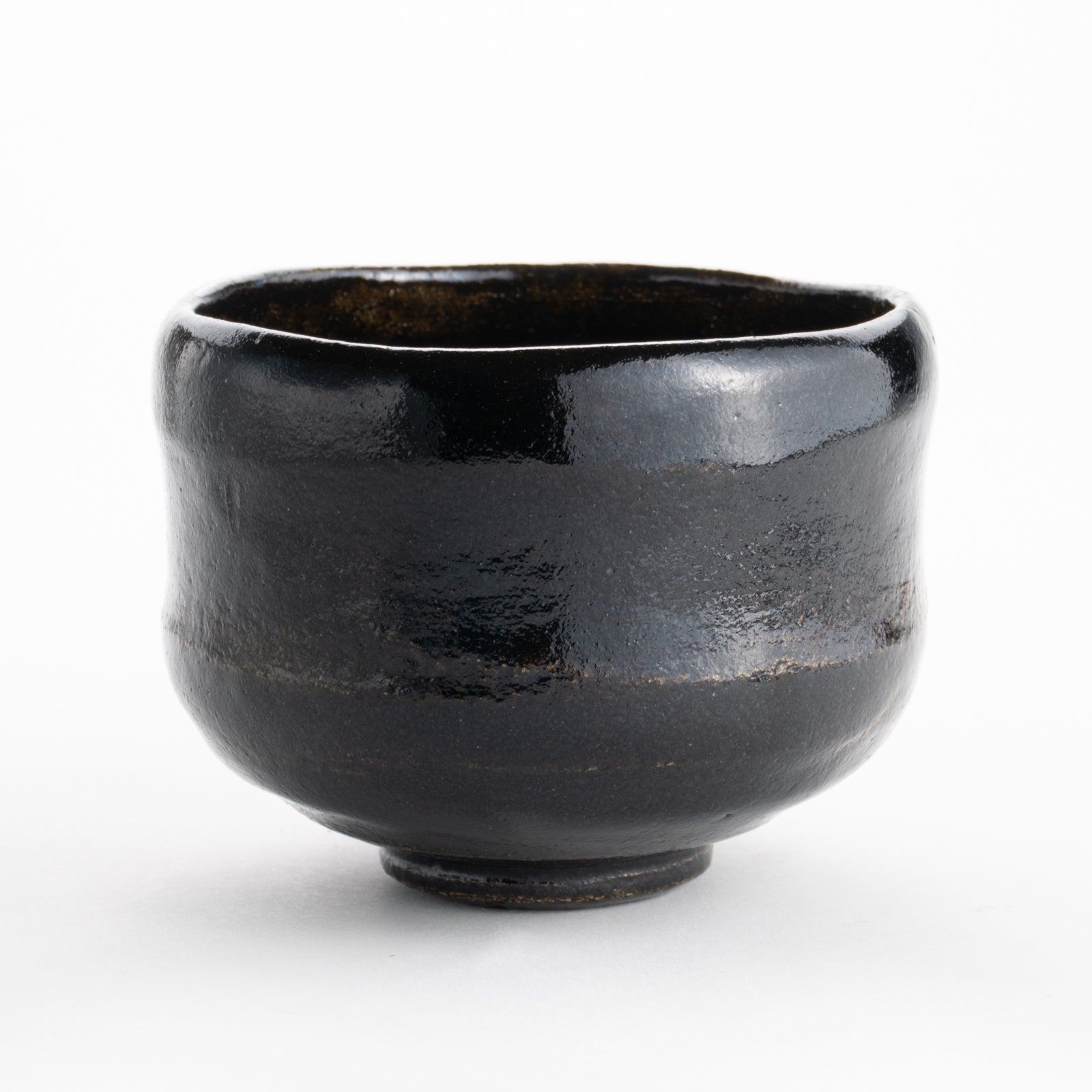 【清水焼】抹茶碗　黒楽　芳楽 KOTOPOTTER