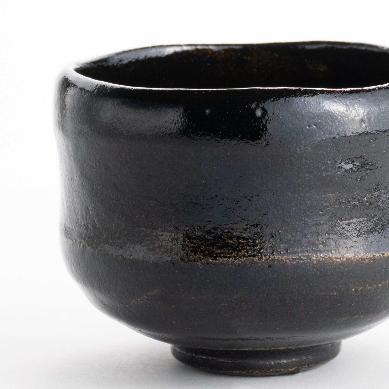 【清水焼】抹茶碗　黒楽　芳楽 KOTOPOTTER