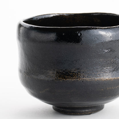 【清水焼】抹茶碗　黒楽　芳楽 KOTOPOTTER