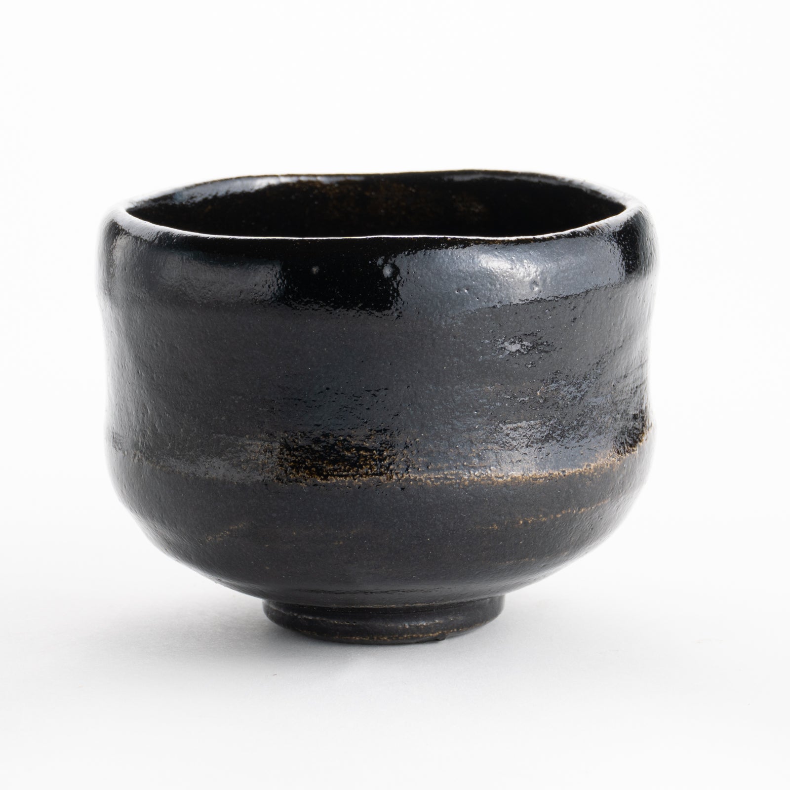 美しい古美術◆蔵から黒楽の夏茶碗の抹茶茶碗が出て来ました。 京都 清水焼】抹茶碗 黒楽 芳楽｜コトポッター