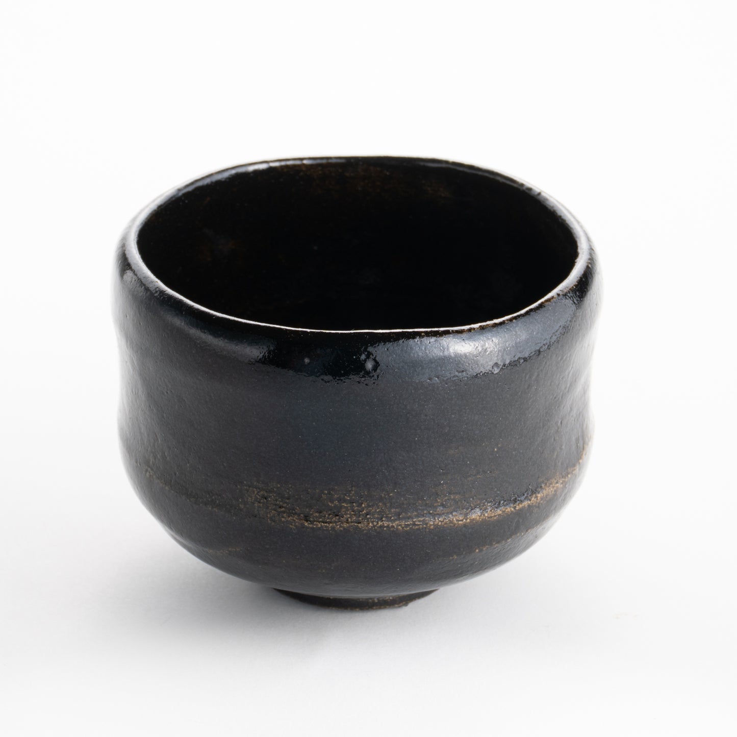 【清水焼】抹茶碗　黒楽　芳楽 KOTOPOTTER