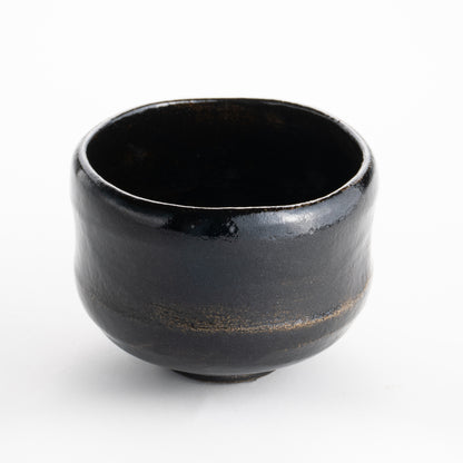 【清水焼】抹茶碗　黒楽　芳楽 KOTOPOTTER