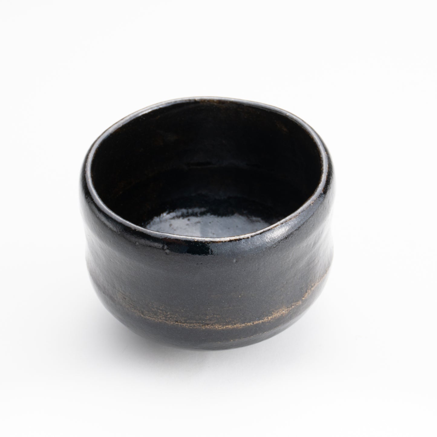 【清水焼】抹茶碗　黒楽　芳楽 KOTOPOTTER