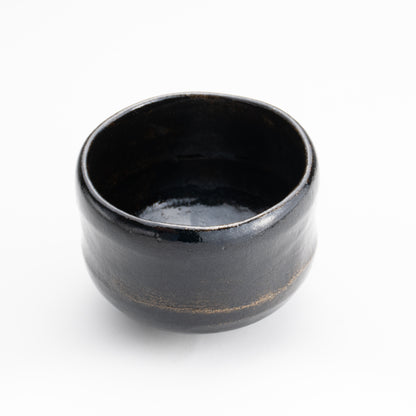 【清水焼】抹茶碗　黒楽　芳楽 KOTOPOTTER