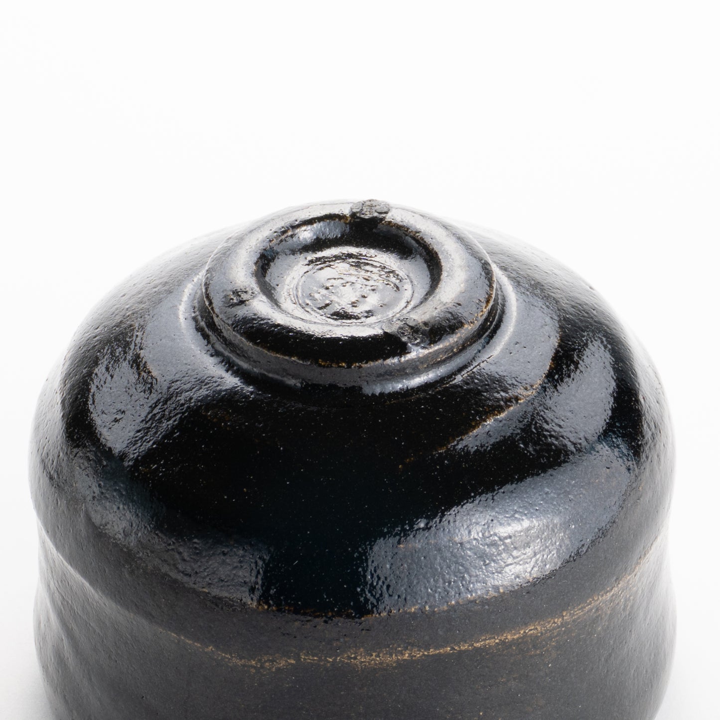 【清水焼】抹茶碗　黒楽　芳楽 KOTOPOTTER