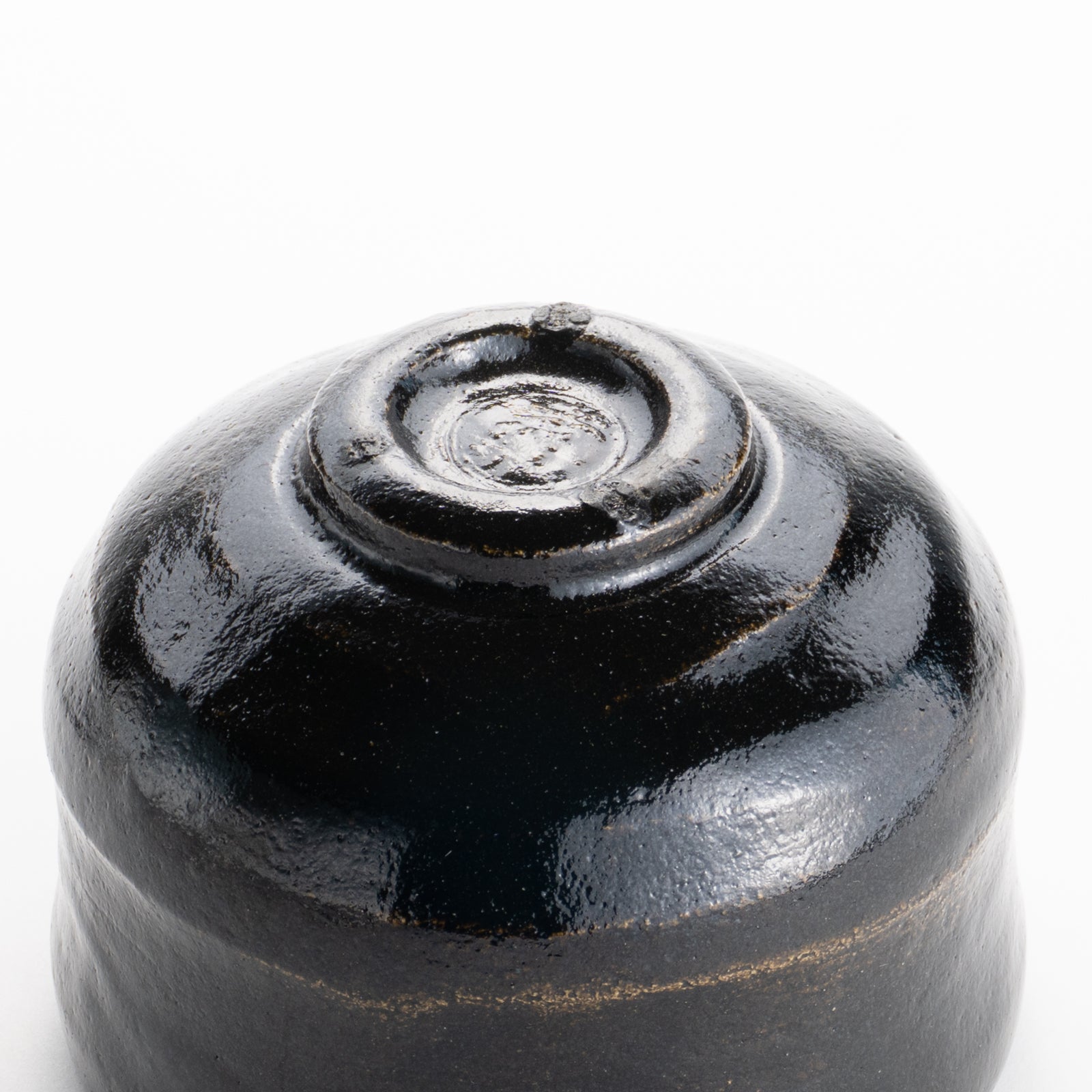 【清水焼】抹茶碗　黒楽　芳楽 KOTOPOTTER