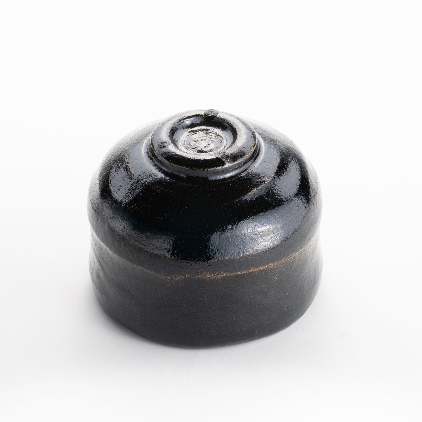 【清水焼】抹茶碗　黒楽　芳楽 KOTOPOTTER