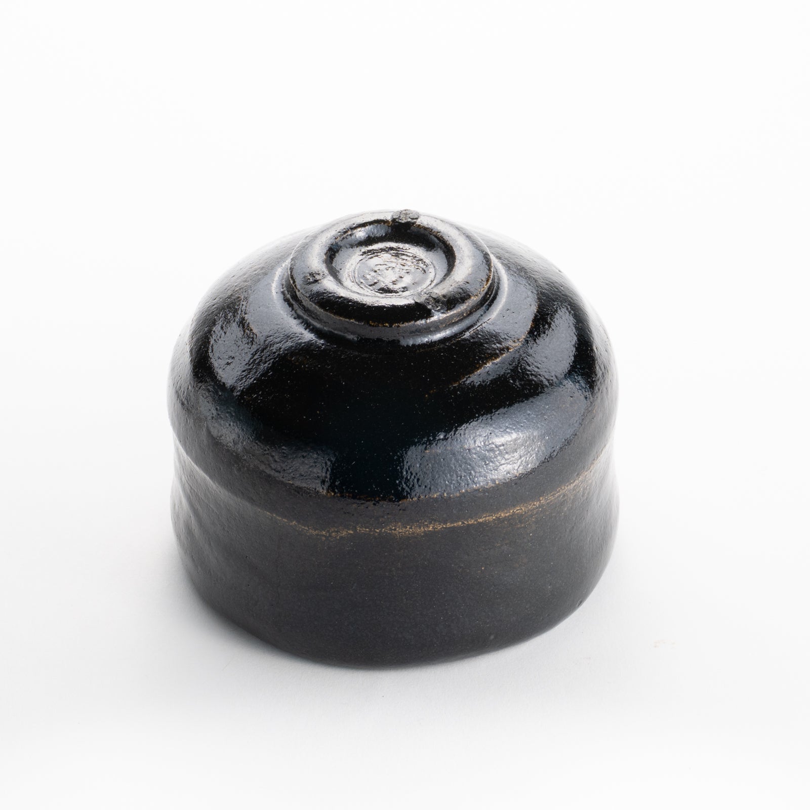 【清水焼】抹茶碗　黒楽　芳楽 KOTOPOTTER