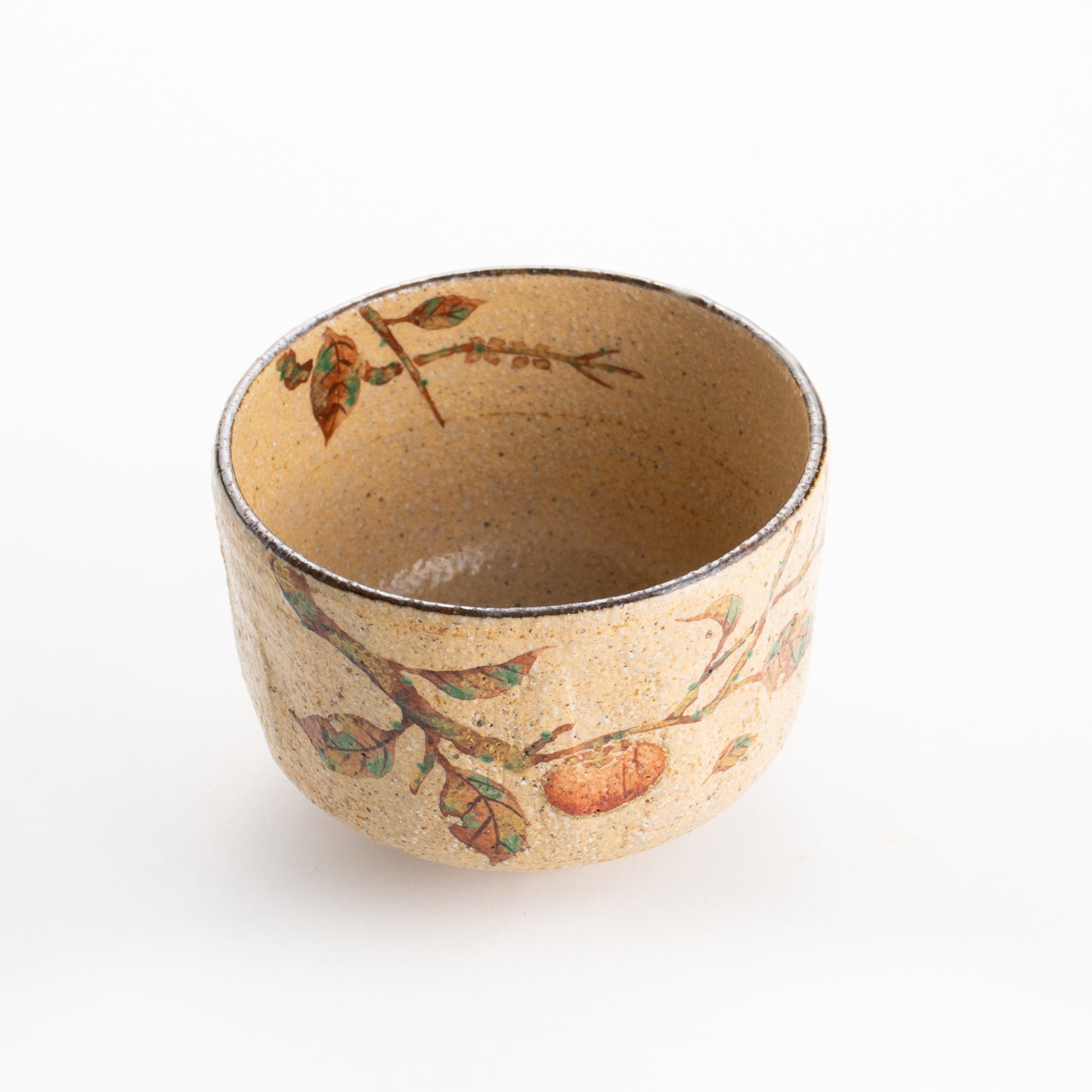 【清水焼】抹茶碗　灰釉 木守　中村良二 KOTOPOTTER