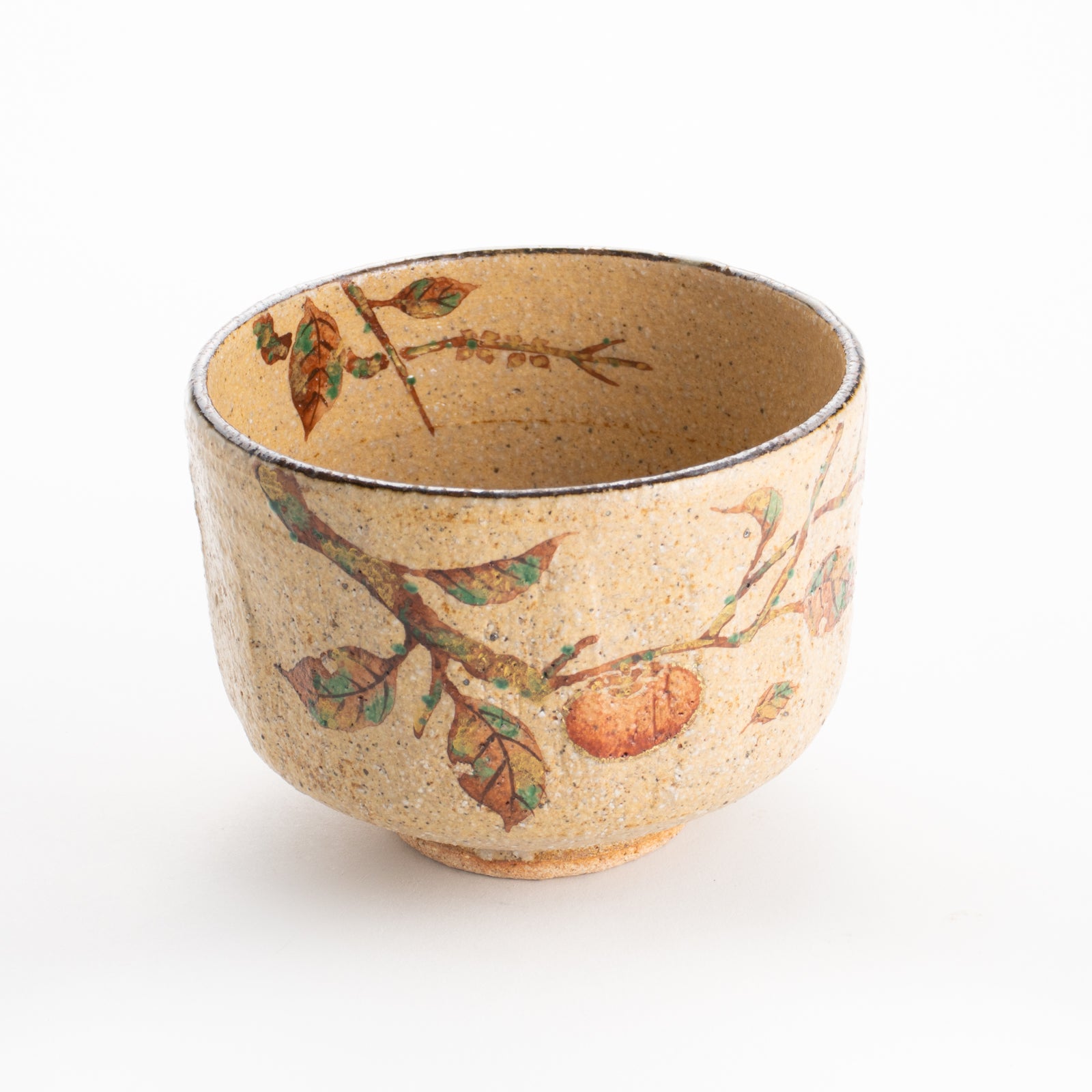 【清水焼】抹茶碗　灰釉 木守　中村良二 KOTOPOTTER