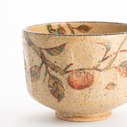 【清水焼】抹茶碗　灰釉 木守　中村良二 KOTOPOTTER