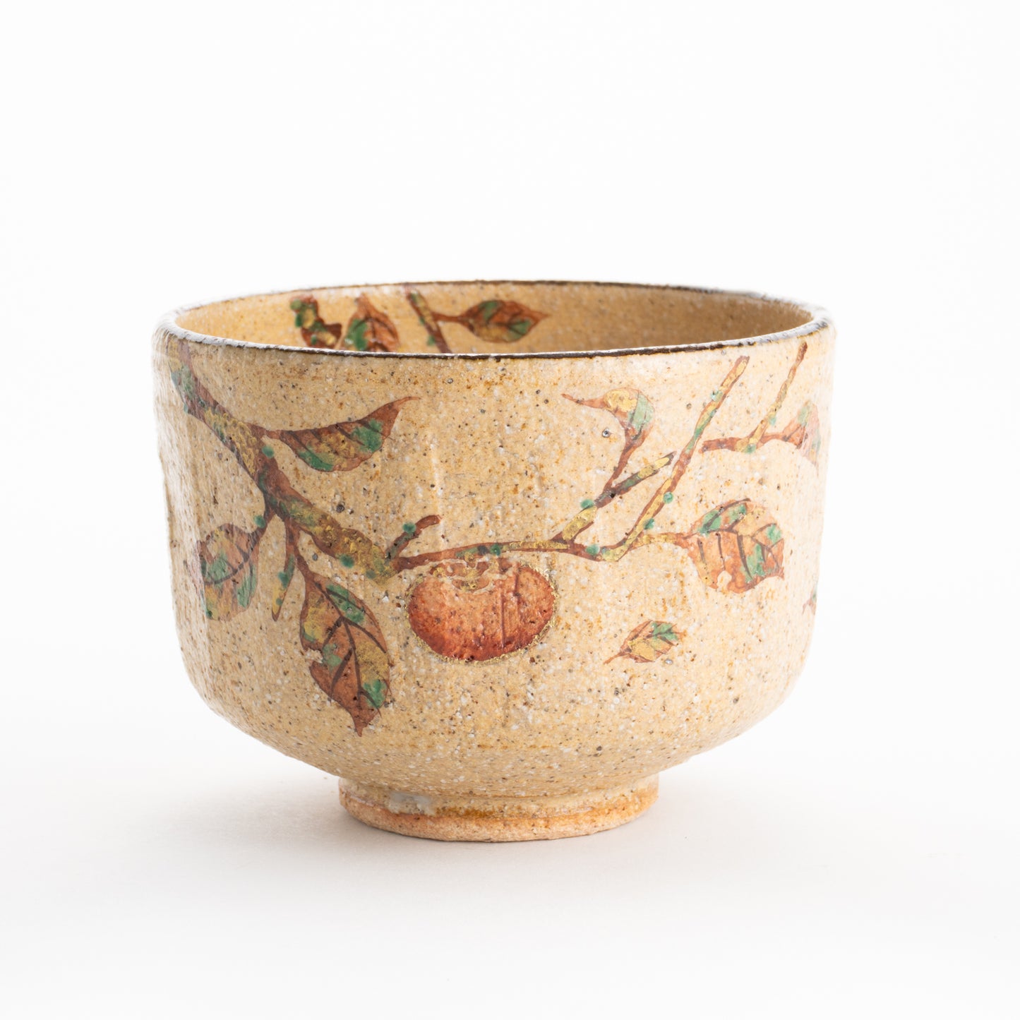 【清水焼】抹茶碗　灰釉 木守　中村良二 KOTOPOTTER