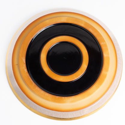 【清水焼】プレートL　亀甲貫入ピンク　陶仙窯 KOTOPOTTER