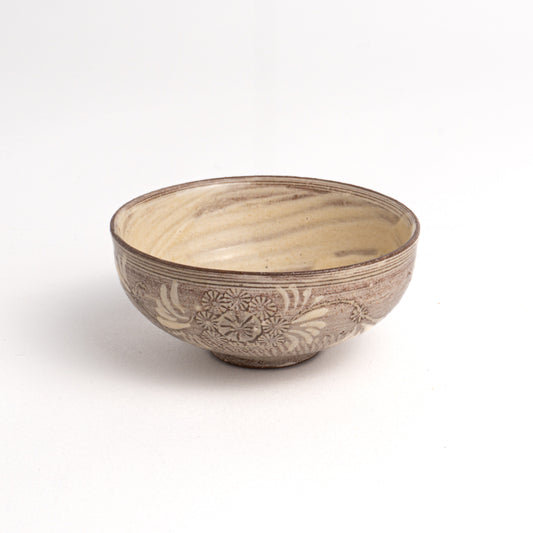 ぐい呑　紫三島A　陶楽窯 - Handcrafted Japanese pottery from Kyoto - Kyo ware / Kiyomizu ware.