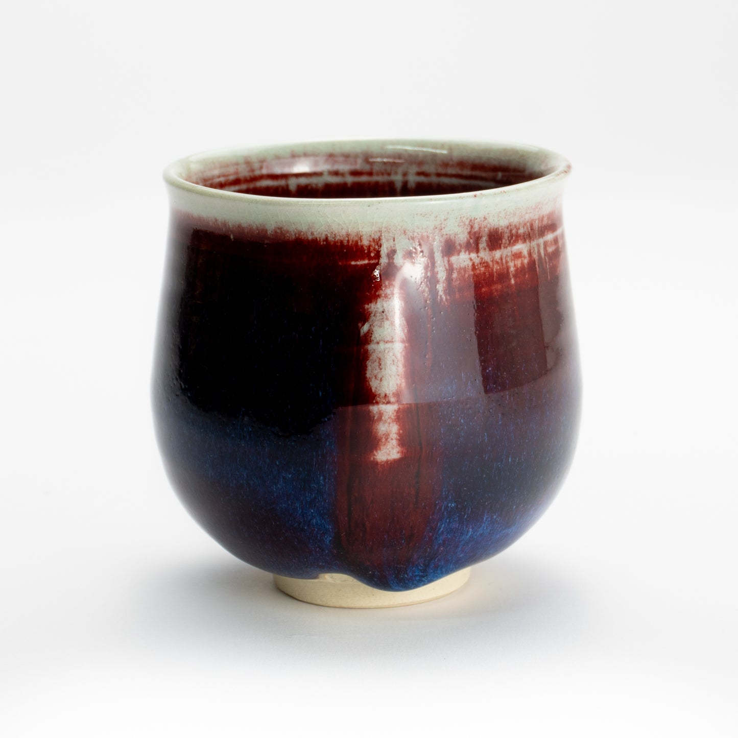 【清水焼】湯呑　辰砂C　和泉良法 KOTOPOTTER