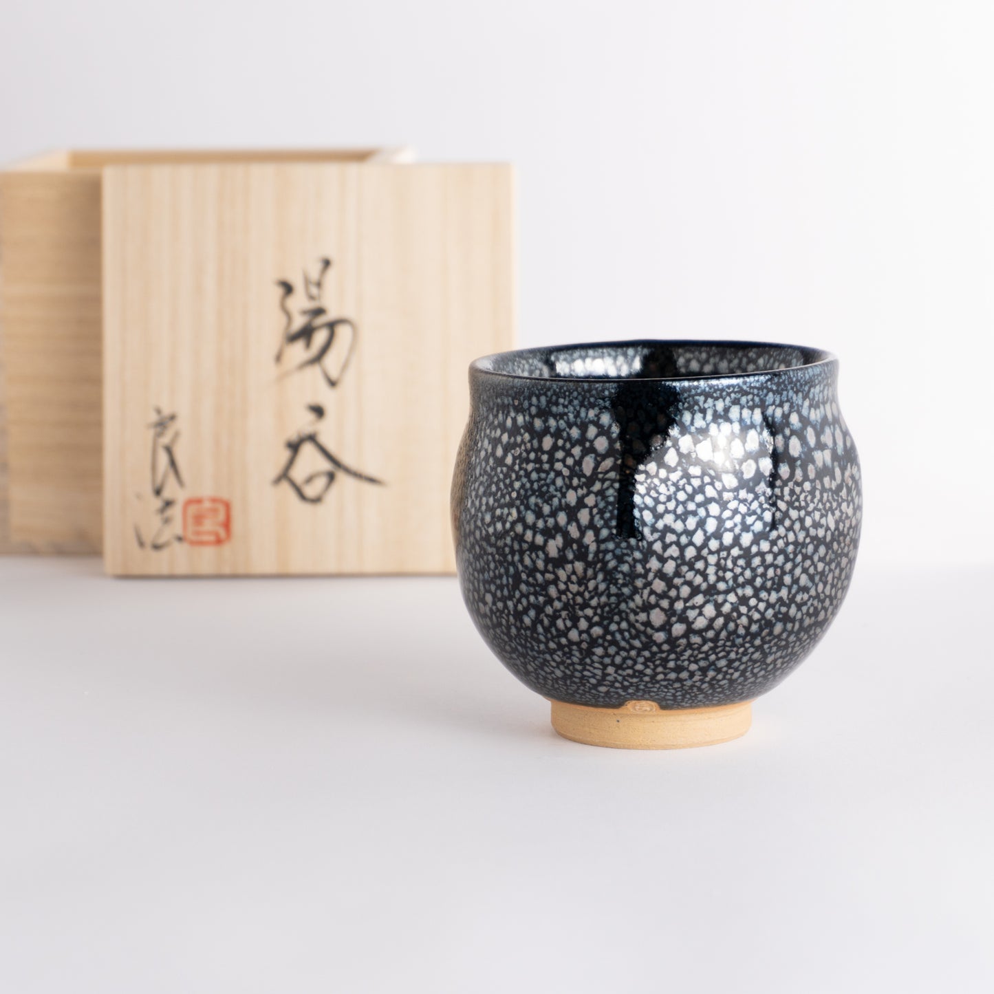 【清水焼】湯呑　銀星　和泉良法 KOTOPOTTER