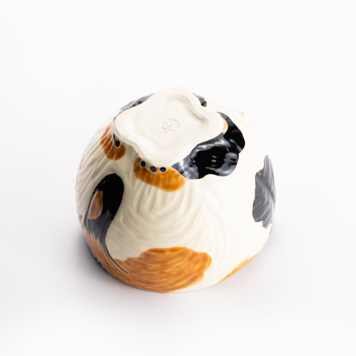 【清水焼】抹茶碗　三毛猫　良二 KOTOPOTTER