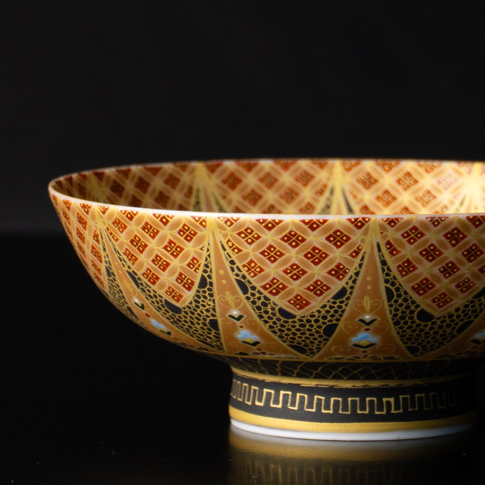 【清水焼】盃　華薩摩 雲竜　空女 KOTOPOTTER