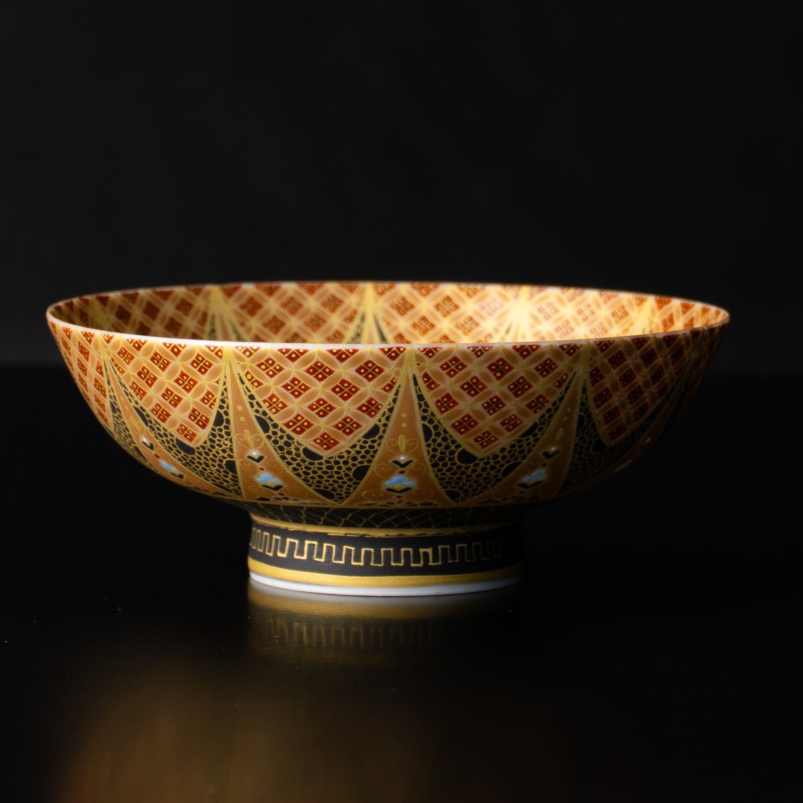 【清水焼】盃　華薩摩 雲竜　空女 KOTOPOTTER