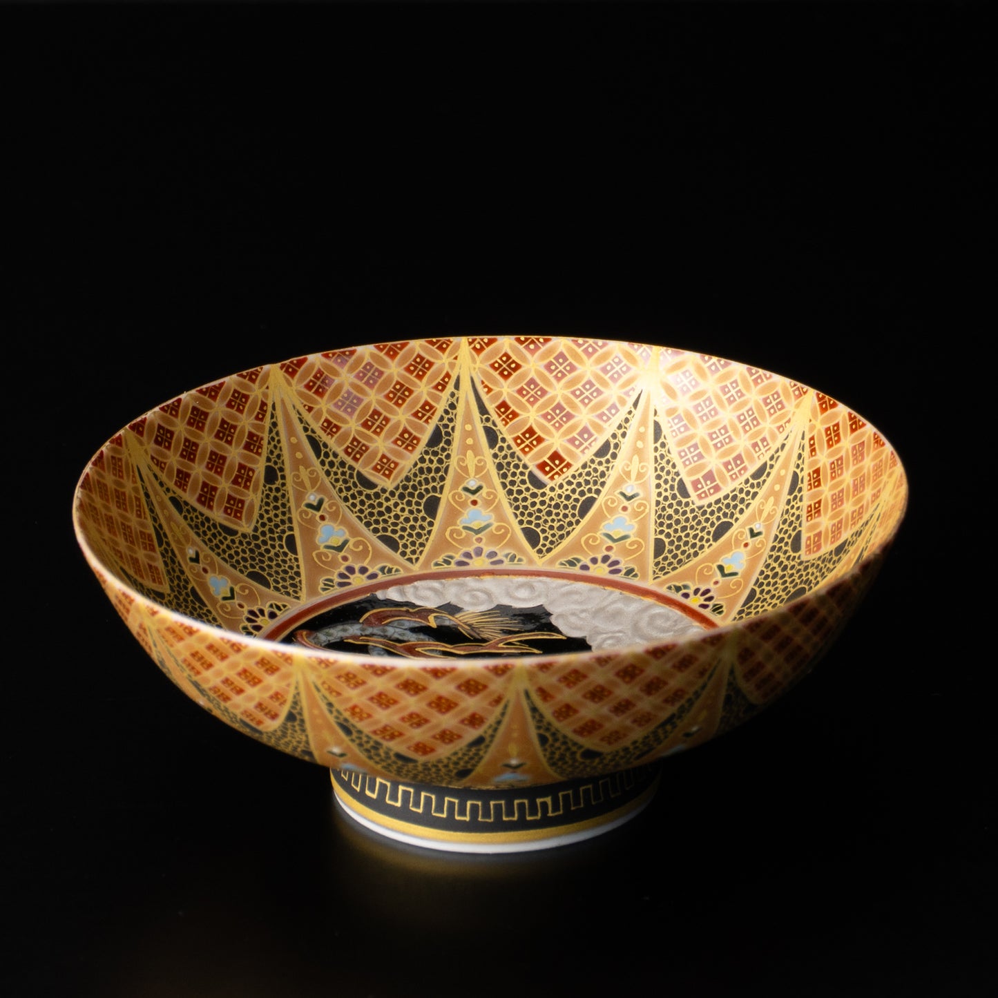 【清水焼】盃　華薩摩 雲竜　空女 KOTOPOTTER