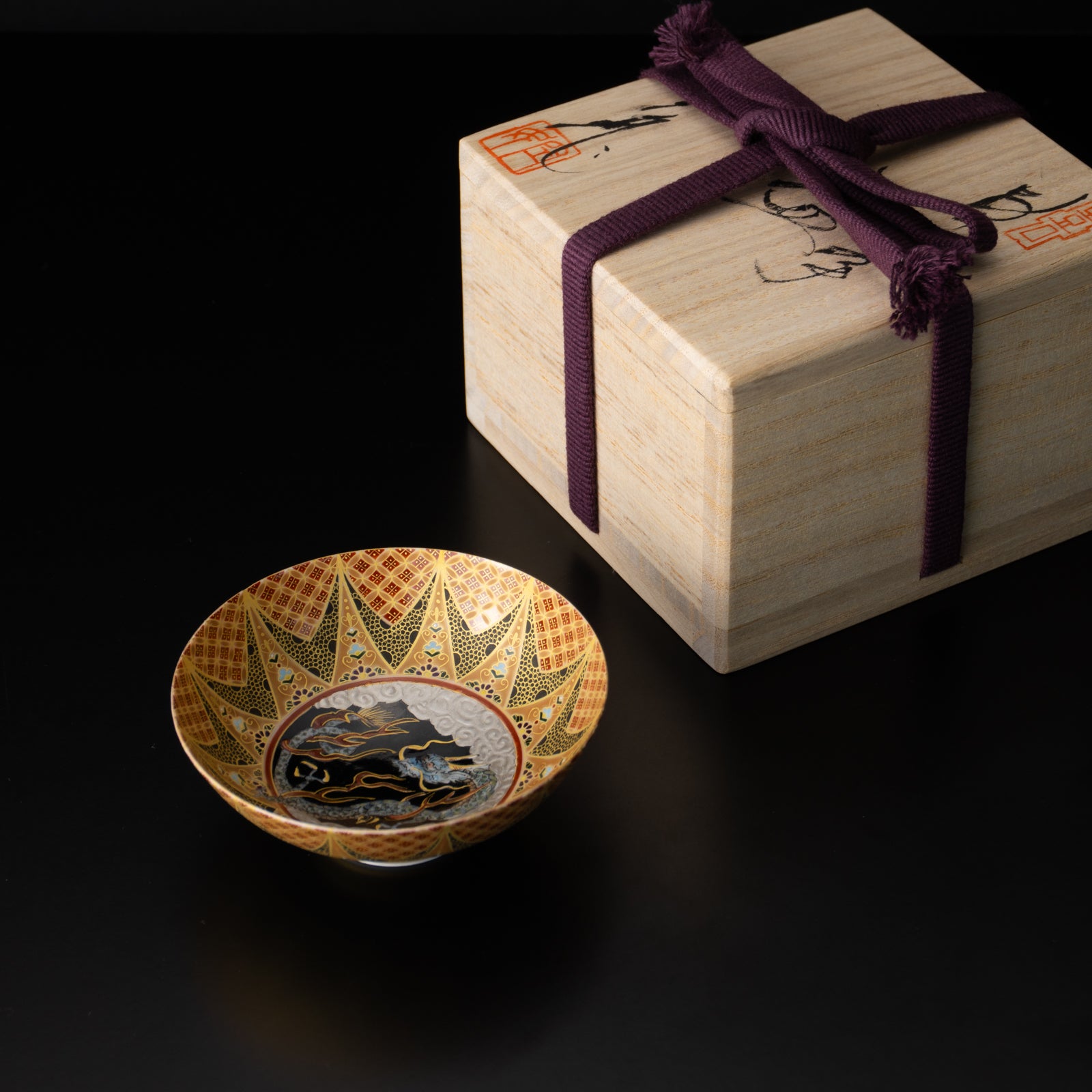 京都清水烧酒盃华萨摩云龙｜空女｜KOTOPOTTER