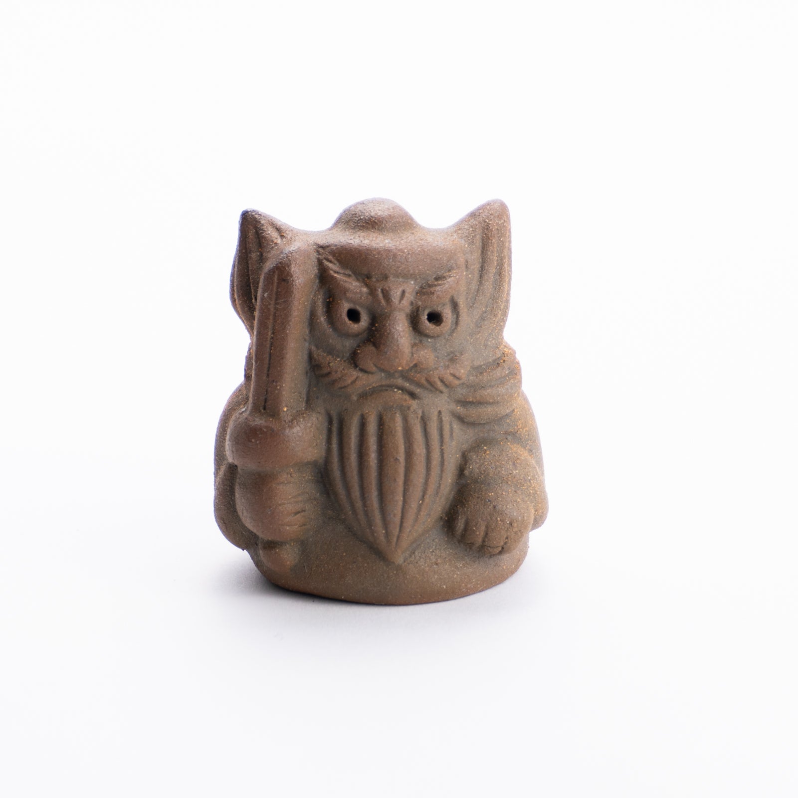 京都 清水焼】陶人形 鍾馗さん（ミニ）穴窯A 吉田瑞希