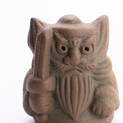 【清水焼】陶人形　鍾馗さん（ミニ）穴窯A　吉田瑞希 KOTOPOTTER