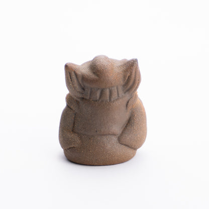 【清水焼】陶人形　鍾馗さん（ミニ）穴窯A　吉田瑞希 KOTOPOTTER