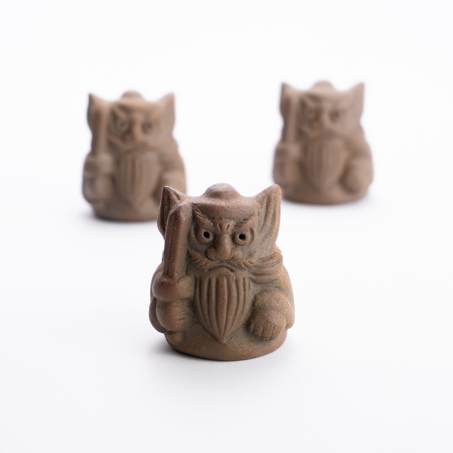 【清水焼】陶人形　鍾馗さん（ミニ）穴窯A　吉田瑞希 KOTOPOTTER