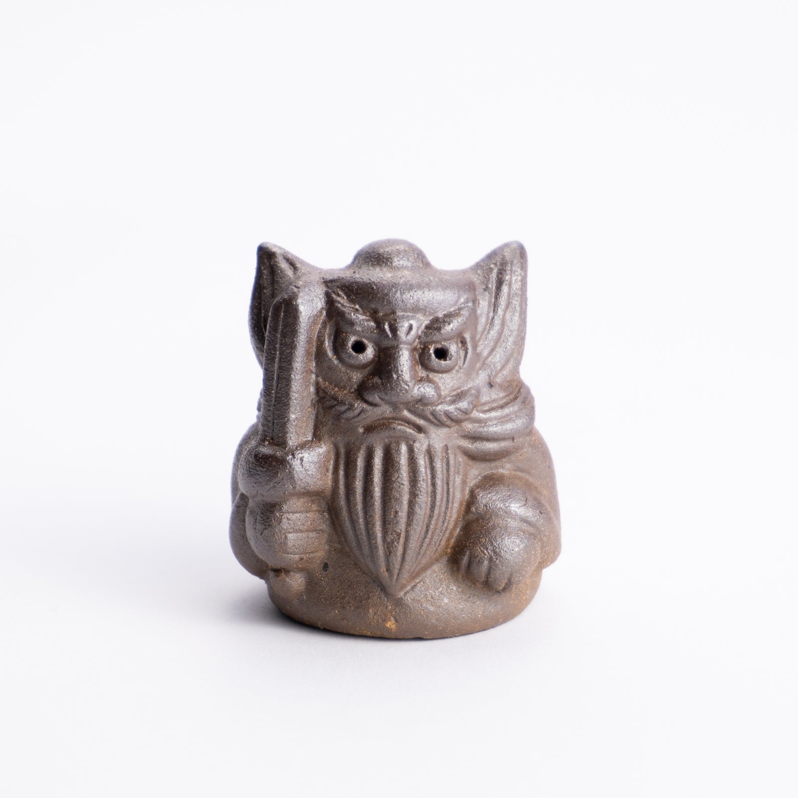 【清水焼】陶人形　鍾馗さん（ミニ）穴窯　吉田瑞希 KOTOPOTTER