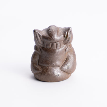 【清水焼】陶人形　鍾馗さん（ミニ）穴窯A　吉田瑞希 KOTOPOTTER