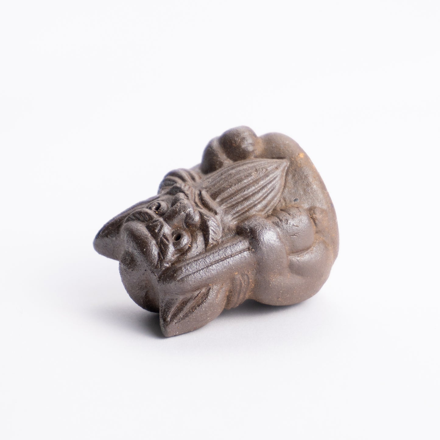 【清水焼】陶人形　鍾馗さん（ミニ）穴窯A　吉田瑞希 KOTOPOTTER