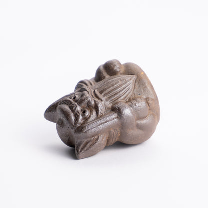 【清水焼】陶人形　鍾馗さん（ミニ）穴窯A　吉田瑞希 KOTOPOTTER