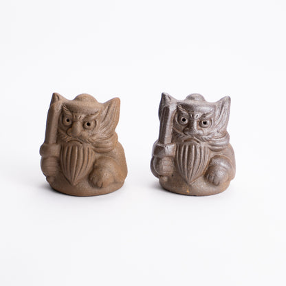 【清水焼】陶人形　鍾馗さん（ミニ）穴窯A　吉田瑞希 KOTOPOTTER