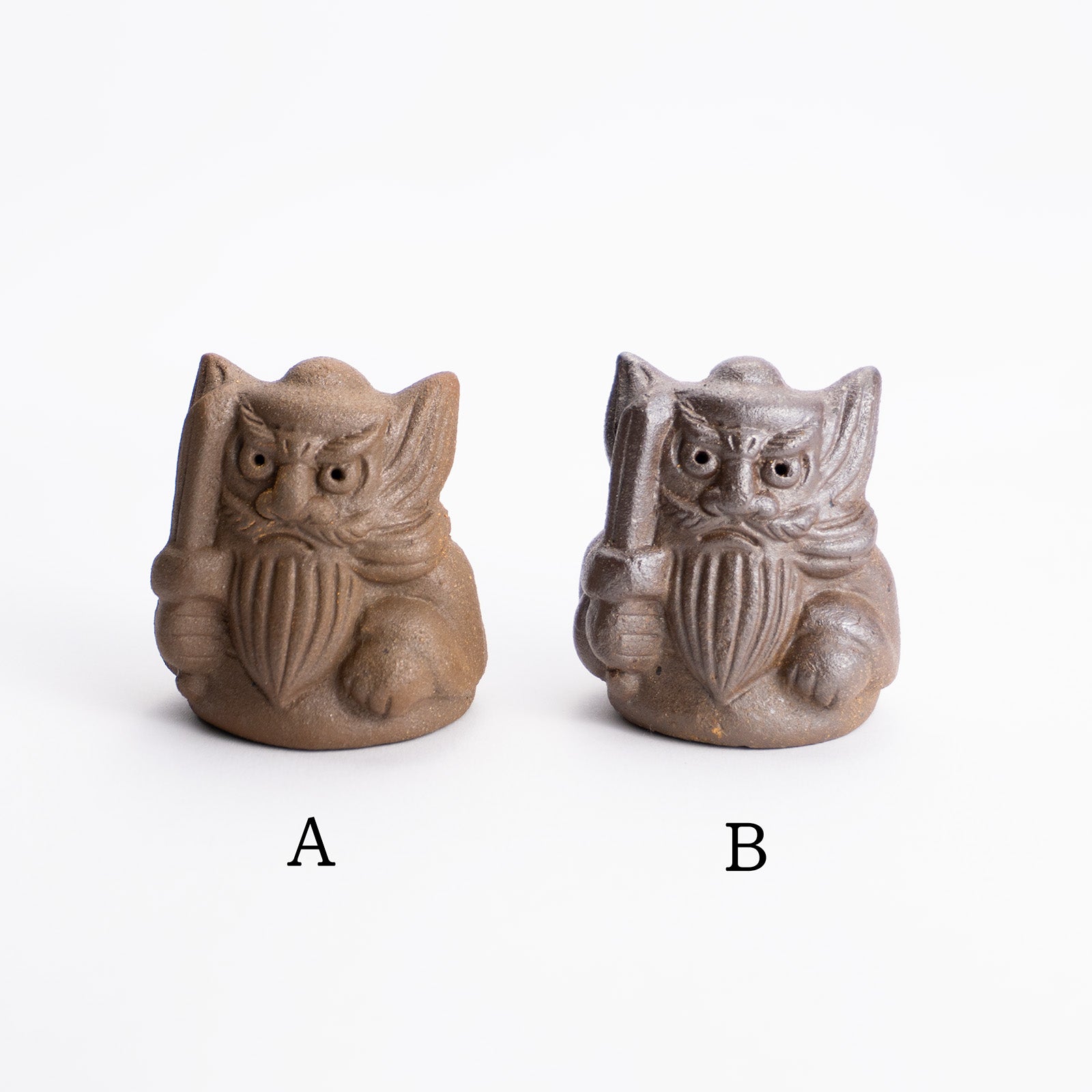 【清水焼】陶人形　鍾馗さん（ミニ）穴窯　吉田瑞希 KOTOPOTTER