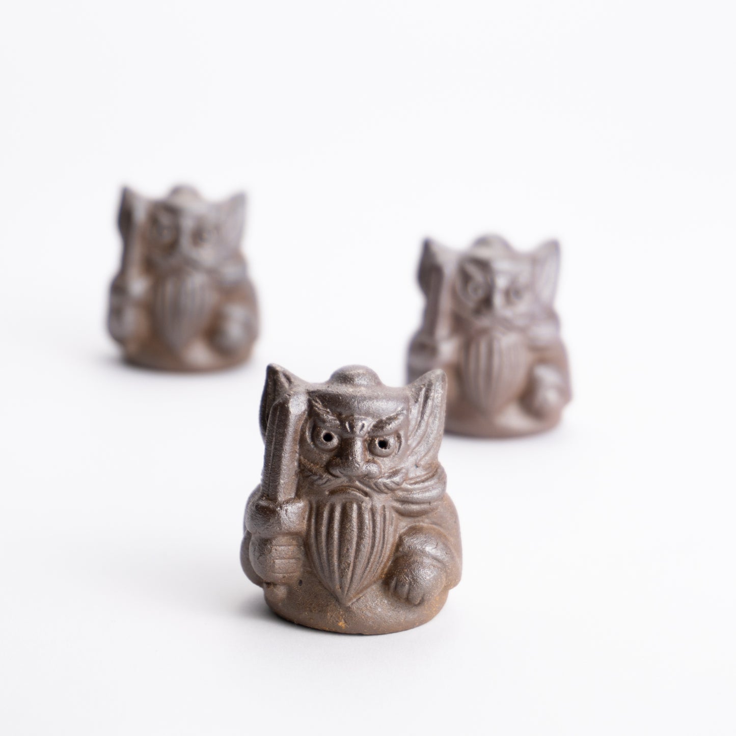 【清水焼】陶人形　鍾馗さん（ミニ）穴窯A　吉田瑞希 KOTOPOTTER