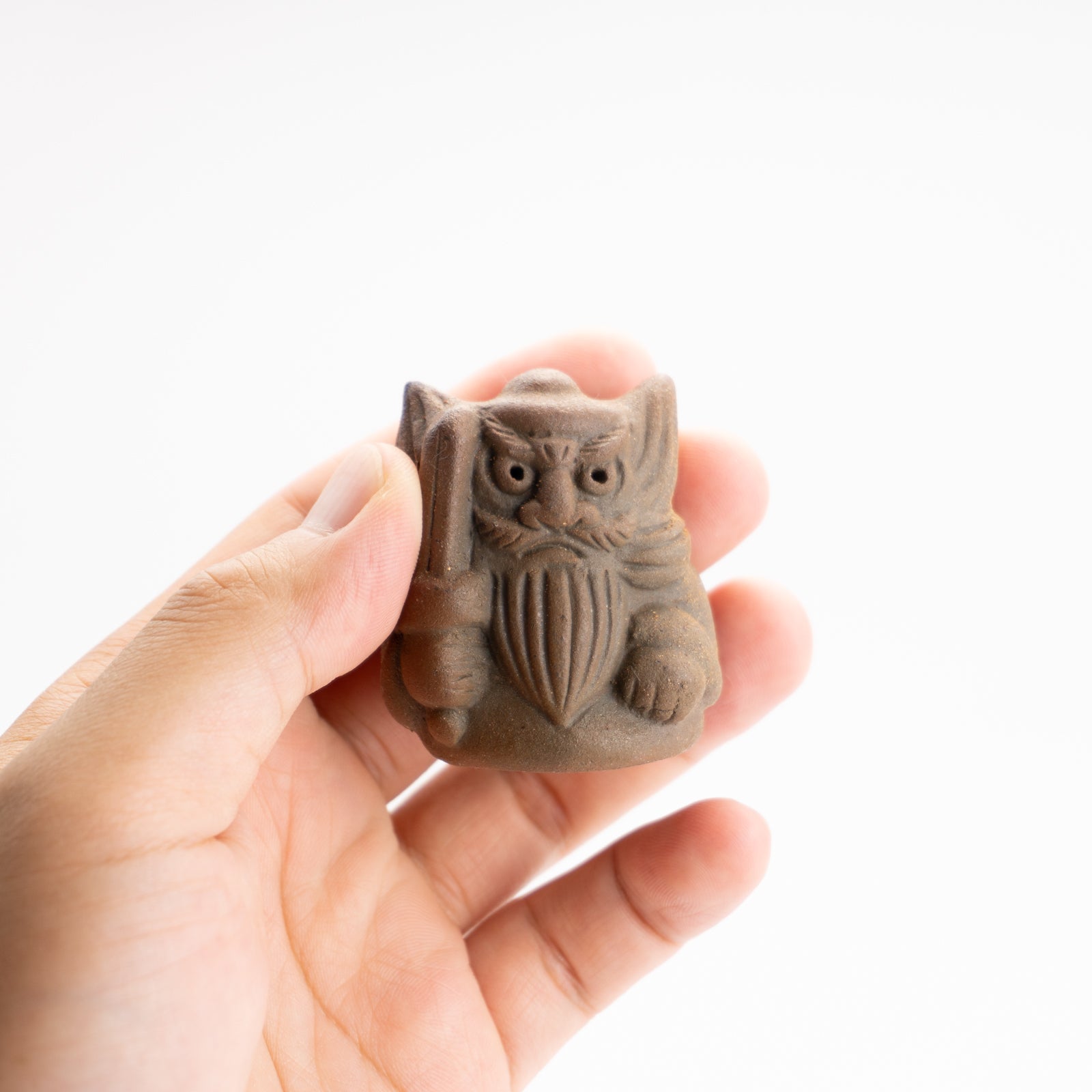 京都 清水焼】陶人形 鍾馗さん（ミニ）穴窯A 吉田瑞希