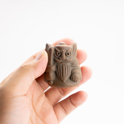 【清水焼】陶人形　鍾馗さん（ミニ）穴窯A　吉田瑞希 KOTOPOTTER