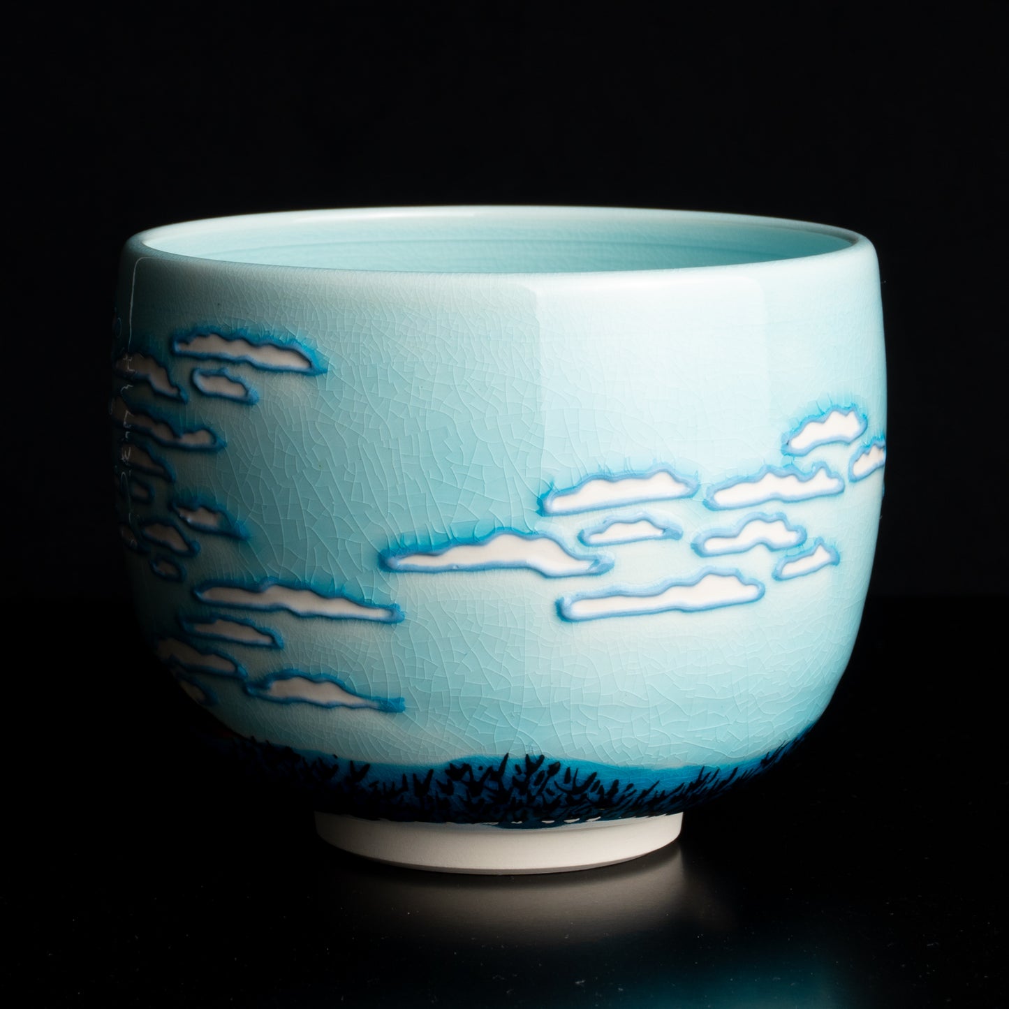 抹茶碗　富嶽三十六景　凱風快晴　 KOTOPOTTER